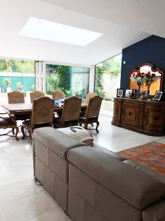 Home extension in Kildare - dining area